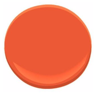         Benjamin Moore Orange Nectar 