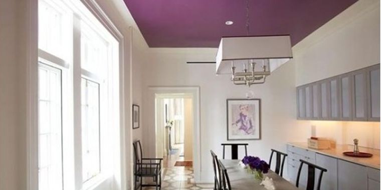 Blog | Purple Painted Ceiling