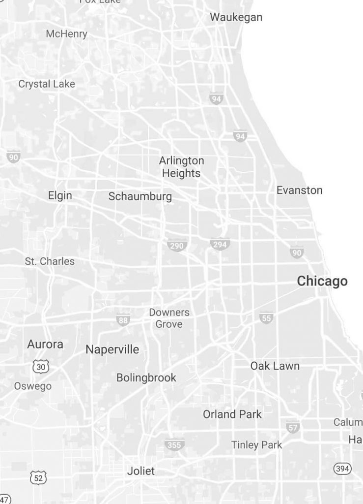 Chicago Service Area Map